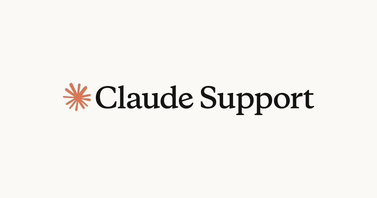 米白背景上的 Claude Support 名称及橙色标志