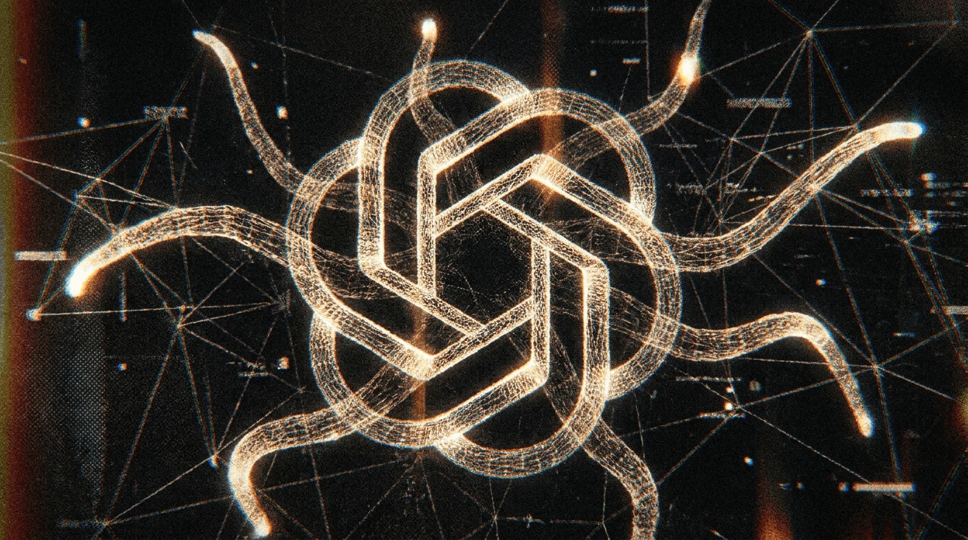 THE DECODER 关于 OpenAI 智能体调查的报道示意插画，非事件现场图。